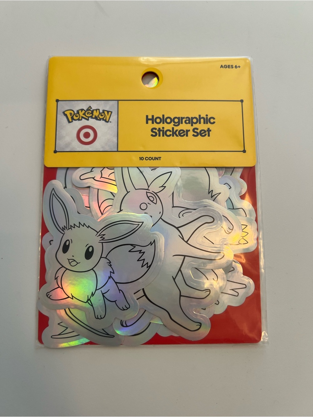 NWT / NIP pokemon holographic sticker set